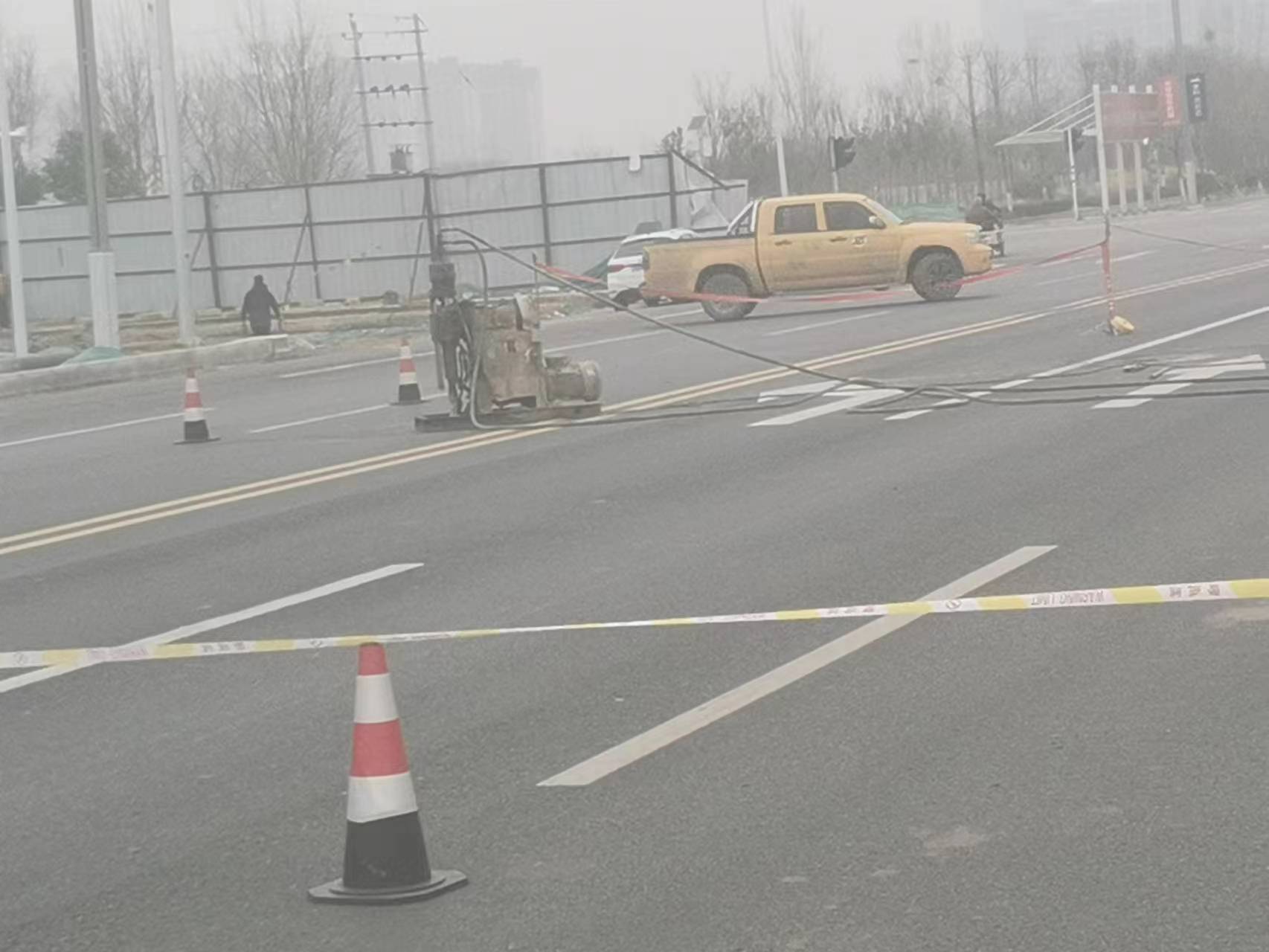 古交公路路基沉陷注浆